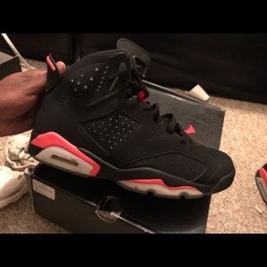 Infrared Jordan retro 6s
